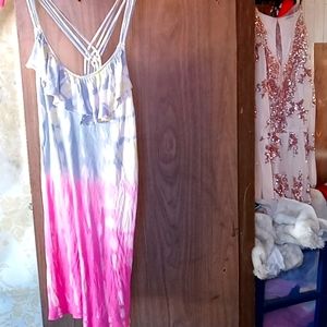 Reformation modal tue dye dress